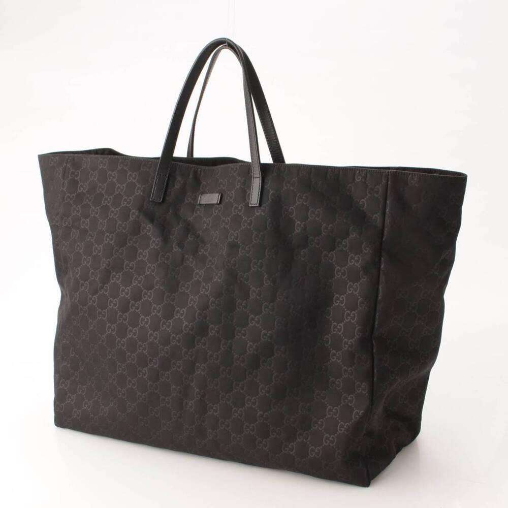 Gucci Big Supreme Black GG Tote Bag